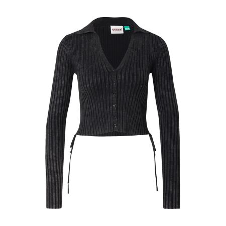 Guess GUESS Originals Gebreid vest zwart gemêleerd