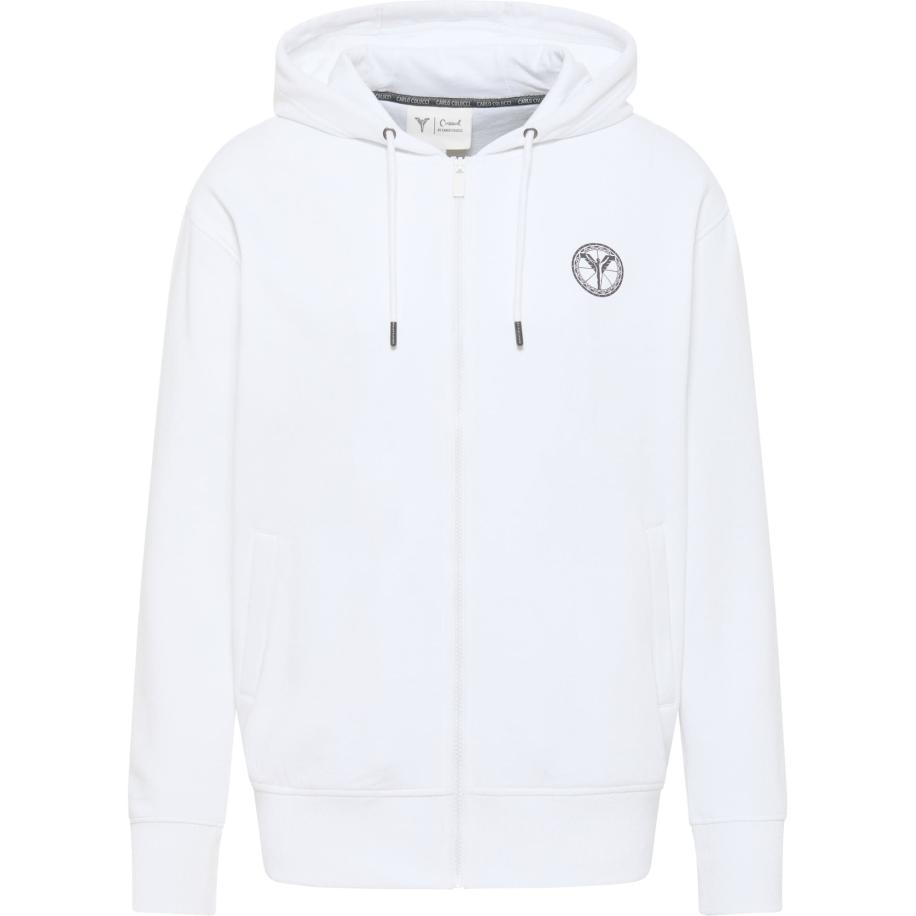 carlo colucci Carlo Colucci Sweatvest Dender wit -