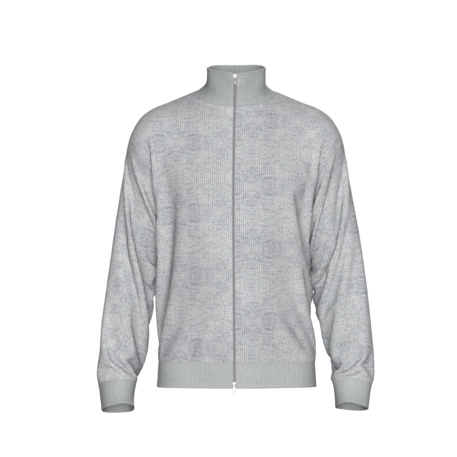 Selected SELECTED Gebreid vest Dane lichtgrijs -