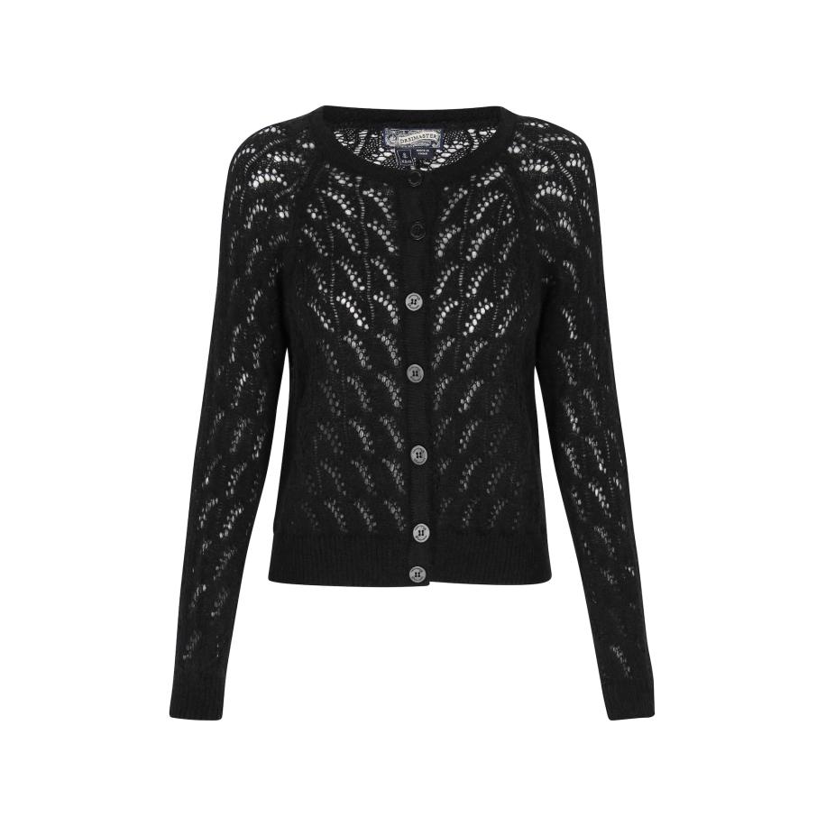 DreiMaster DreiMaster Vintage Gebreid vest zwart -