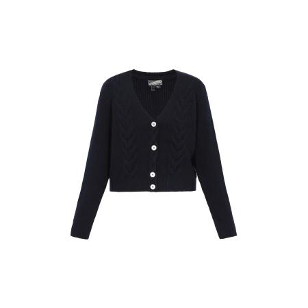 DreiMaster DreiMaster Vintage Gebreid vest navy