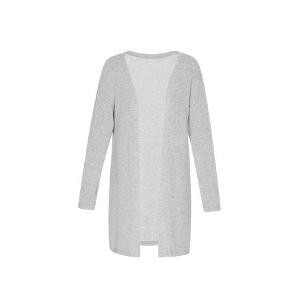 Faina faina Gebreid vest lichtgrijs