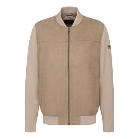 Bugatti bugatti Gebreid vest beige