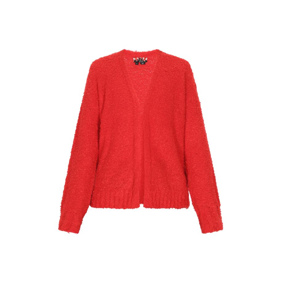 MYMO myMo ROCKS Gebreid vest rood -