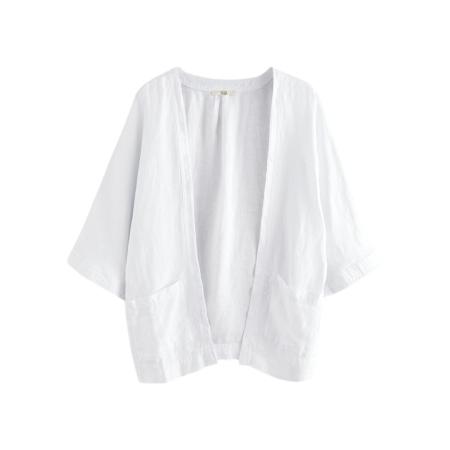 Next Next Gebreid vest wit