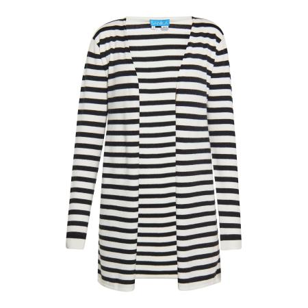 SANIKA SANIKA Gebreid vest zwart / natuurwit