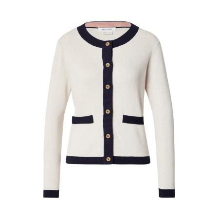 White Stuff WHITE STUFF Gebreid vest CHARLOTTE navy / wolwit