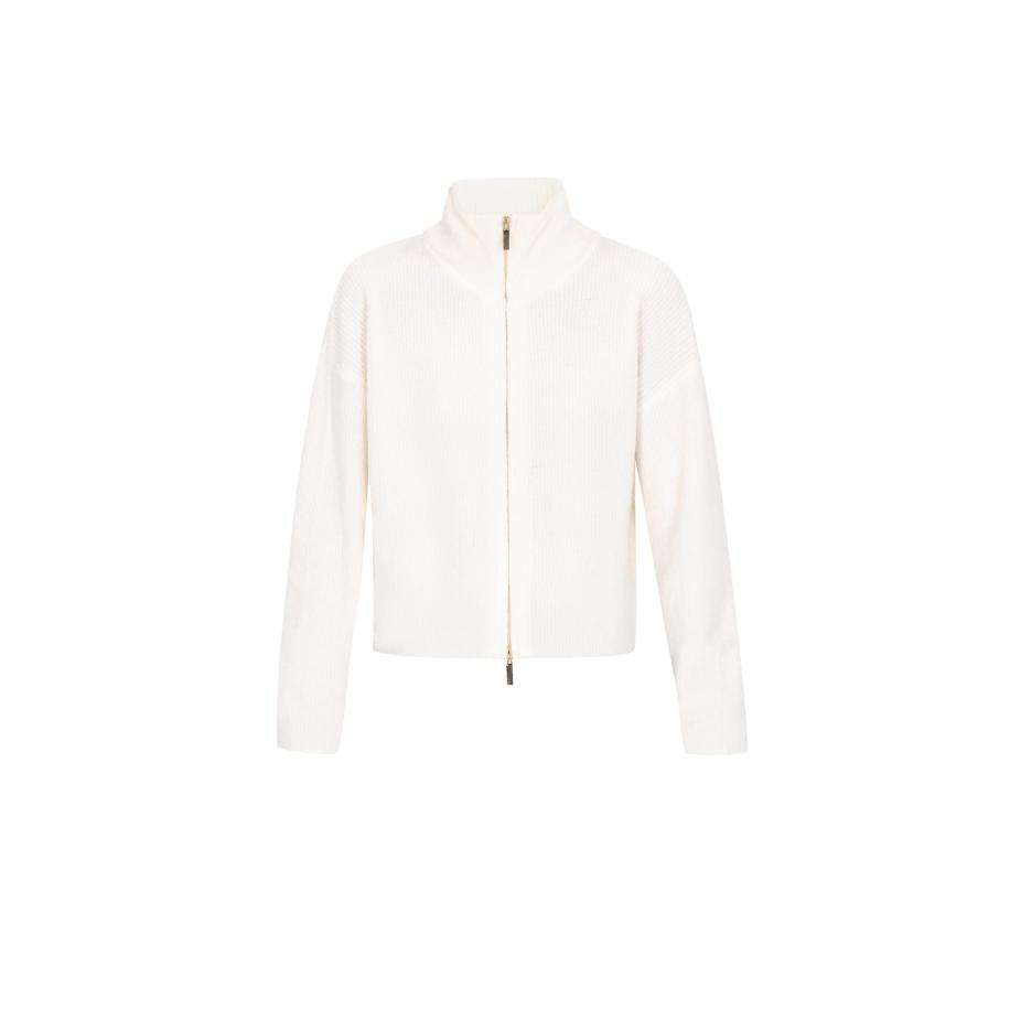 IZIA IZIA Gebreid vest offwhite -