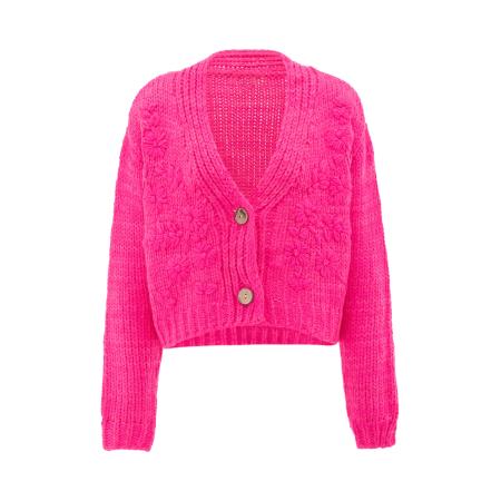 ebeeza ebeeza Gebreid vest fuchsia