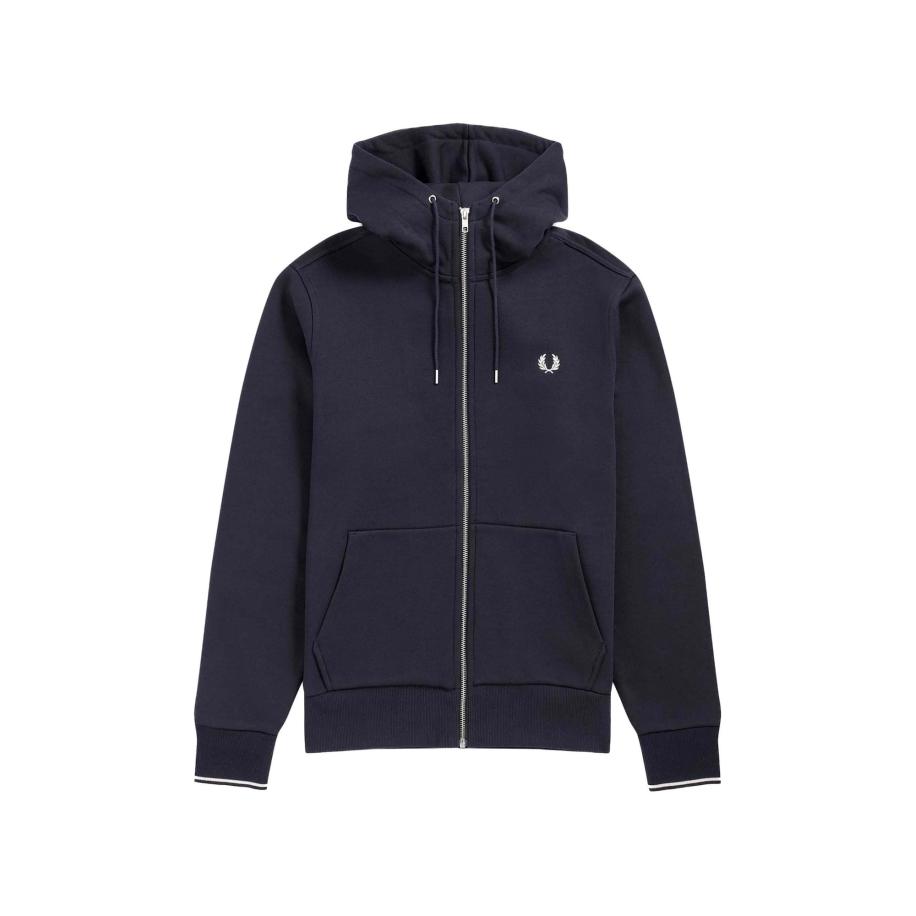 Fred Perry Fred Perry Sweatvest blauw / wit -