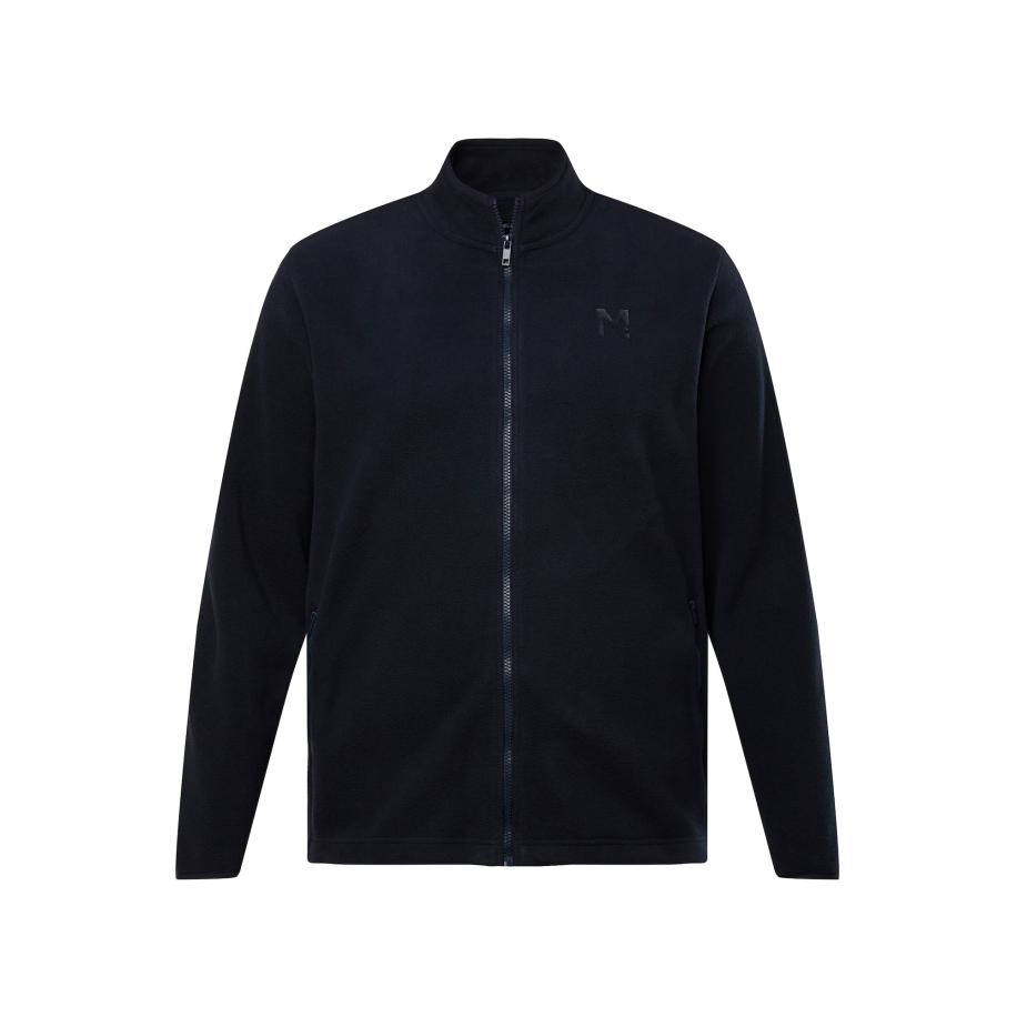 men plus Men Plus Fleece jas donkerblauw -