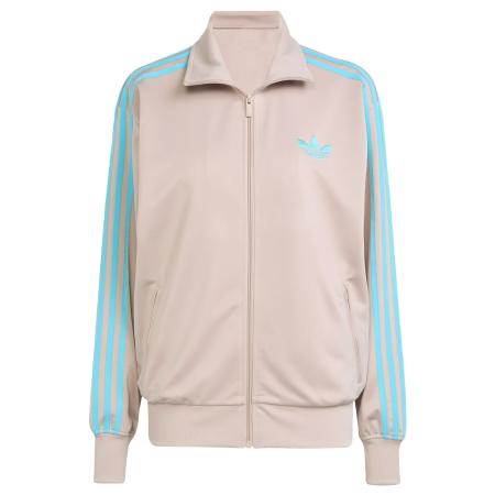 Adidas ADIDAS ORIGINALS Sweatvest Adicolor Classic Firebird azuur / lichtbruin