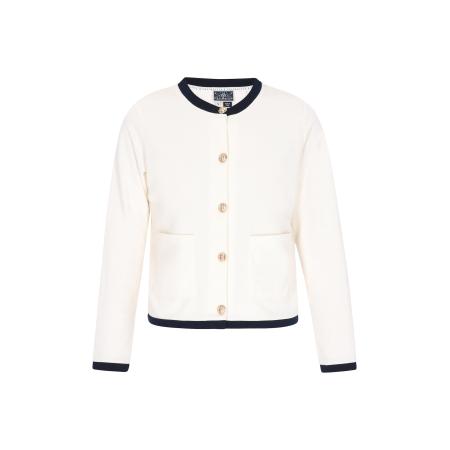 DreiMaster DreiMaster Maritim Gebreid vest navy / offwhite