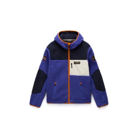 Napapijri NAPAPIJRI Fleece jas Yupik FZH 3 marine / zwart / wit
