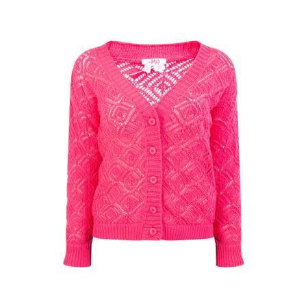 MYMO MYMO Gebreid vest pink