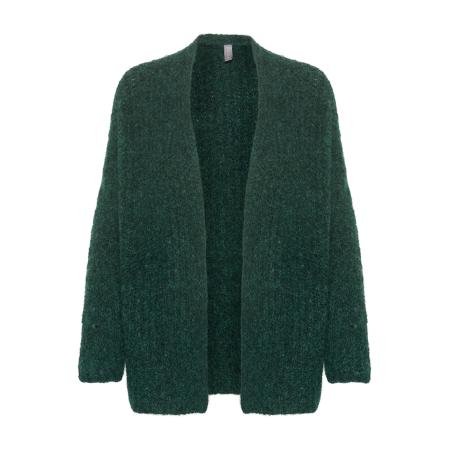 Culture CULTURE Gebreid vest Brava groen gemêleerd