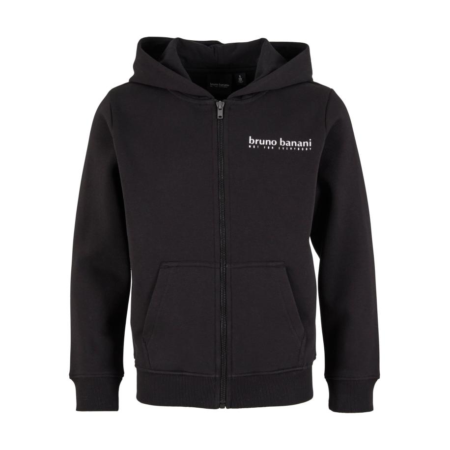 Bruno Banani Bruno Banani Sweatvest zwart / wit -