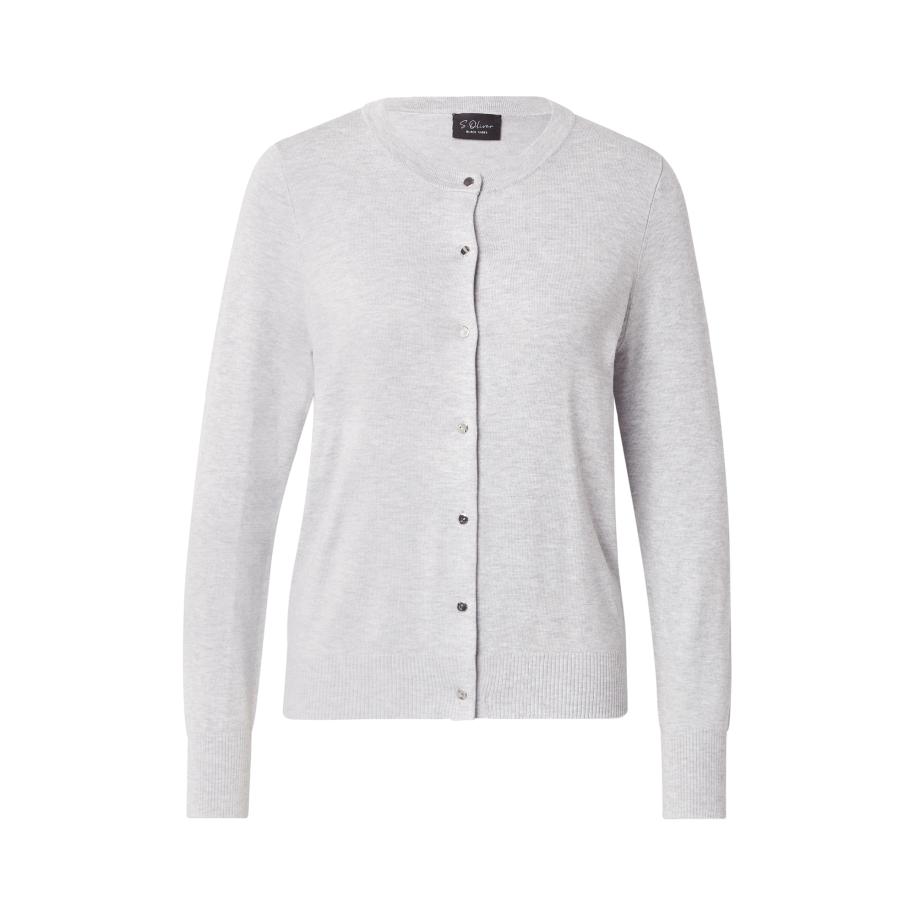 s.Oliver BLACK LABEL s.Oliver BLACK LABEL Gebreid vest lichtgrijs -