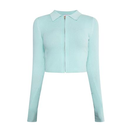 MYMO MYMO Gebreid vest Keepsudry mintgroen