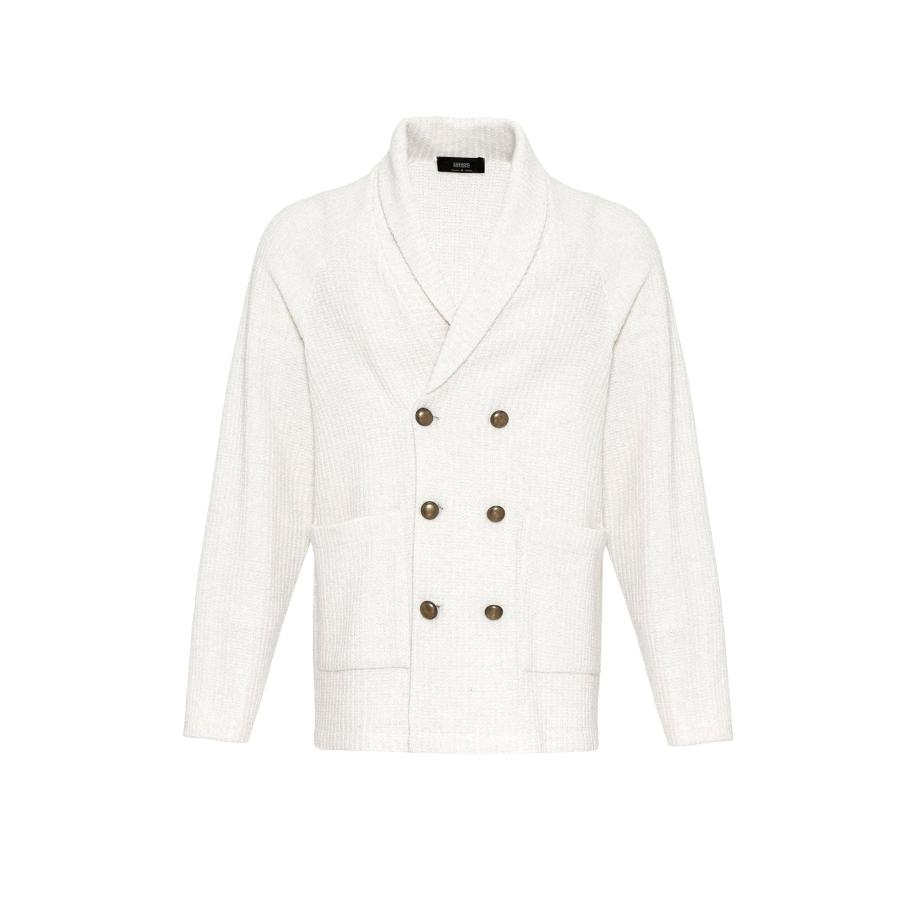 Antioch Antioch Gebreid vest ecru -