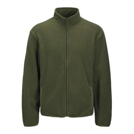 JJ Rebel JJ Rebel Fleece jas JREBLAKE olijfgroen