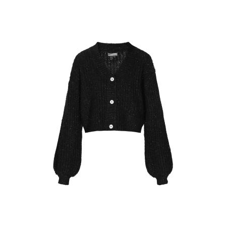 DreiMaster DreiMaster Vintage Gebreid vest zwart