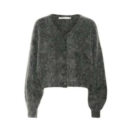 Gestuz Gestuz Gebreid vest GZDebbie antraciet