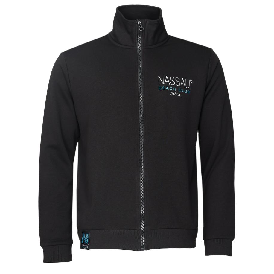 NASSAU Beach Club NASSAU Beach Club Sweatvest blauw / zwart / wit -