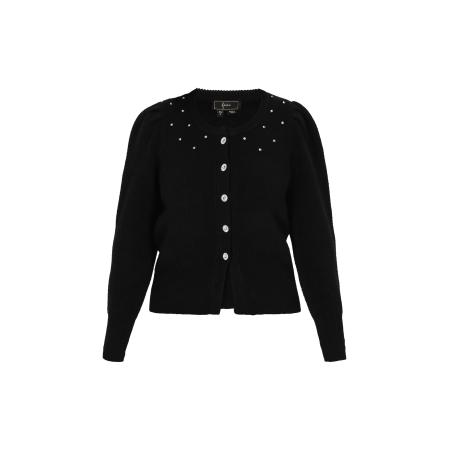 Faina faina Gebreid vest zwart