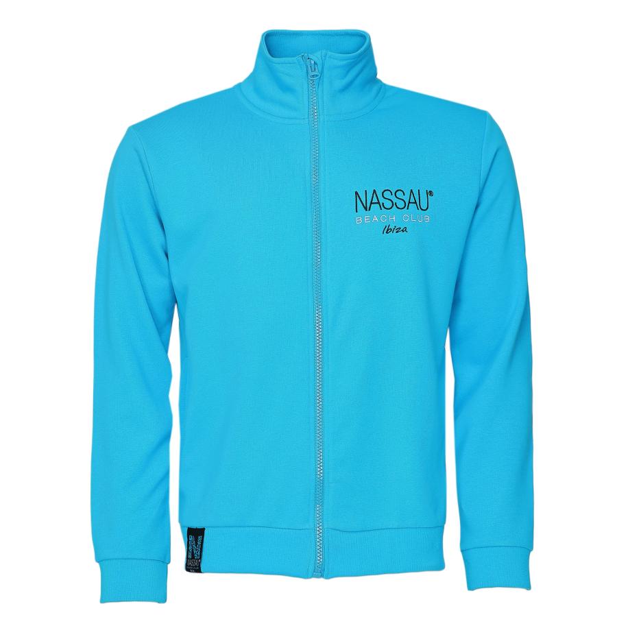 NASSAU Beach Club NASSAU Beach Club Sweatvest blauw / zwart / zilver -