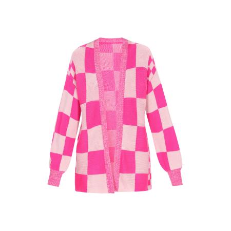 Swirly swirly Gebreid vest pink / pastelroze