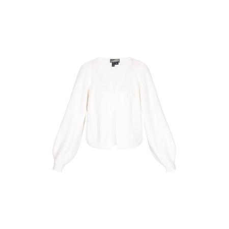 DreiMaster DreiMaster Vintage Gebreid vest wit