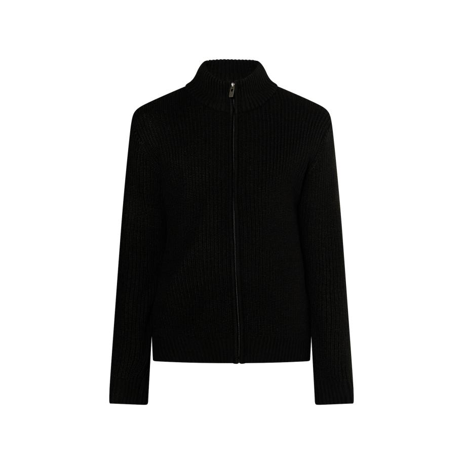 MO MO Gebreid vest Mimo zwart -