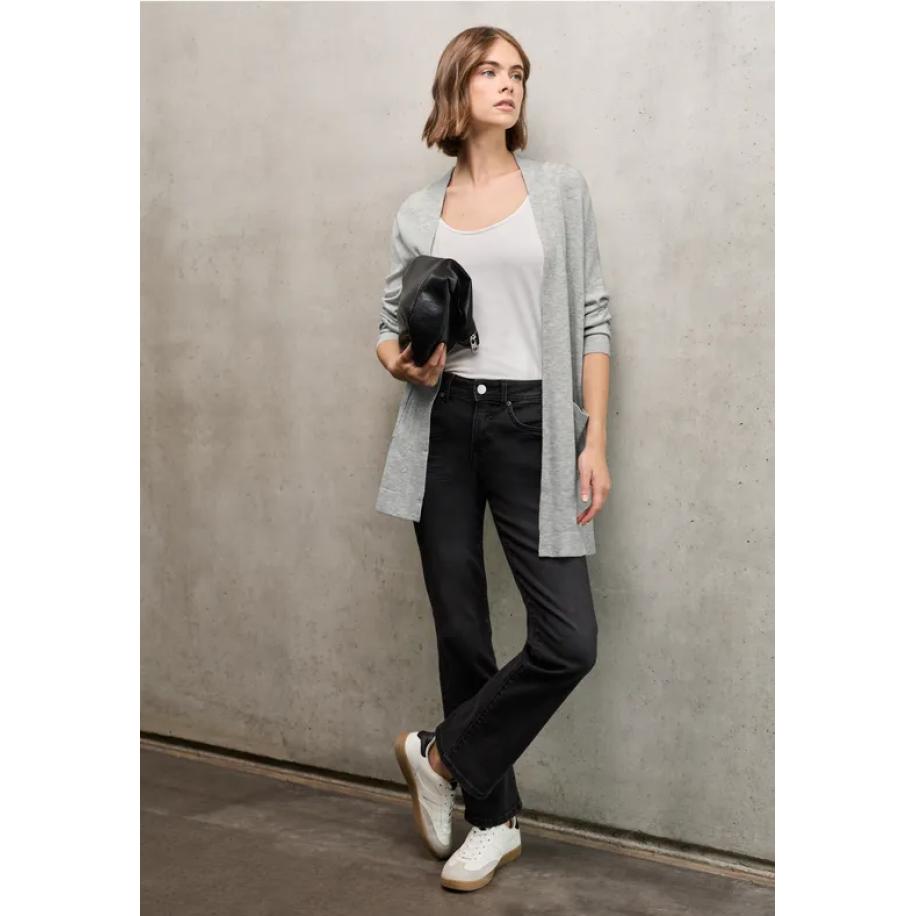 Street One Open vest Grijs