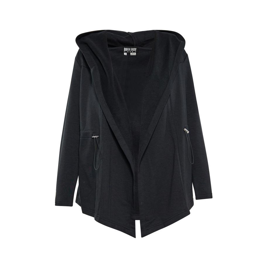 ROCKEASY ROCKEASY Sweatvest zwart -