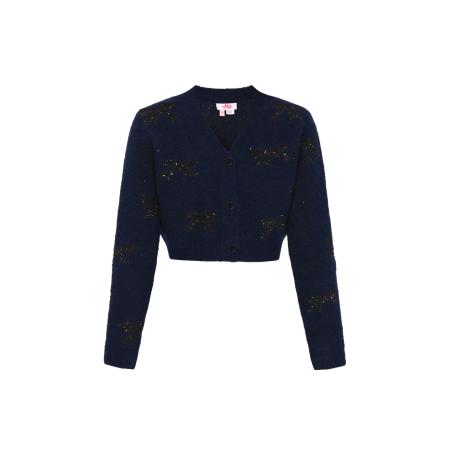 MYMO MYMO Gebreid vest donkerblauw