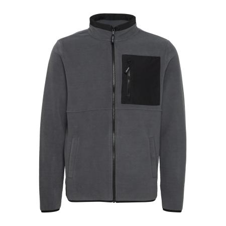 Blend BLEND Fleece jas Bhfloritz donkergrijs / zwart