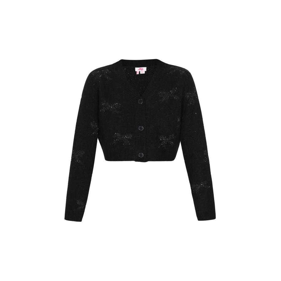 MYMO MYMO Gebreid vest zwart -