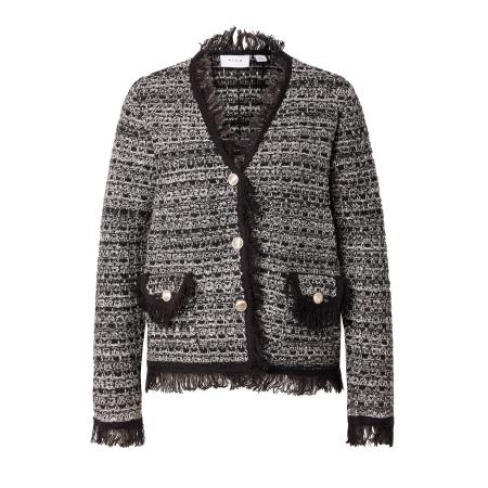 Vila VILA Gebreid vest VISolera zwart / offwhite