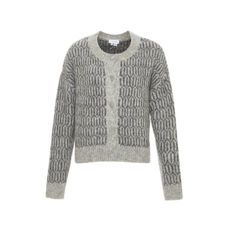 caneva caneva Gebreid vest grijs / donkergrijs