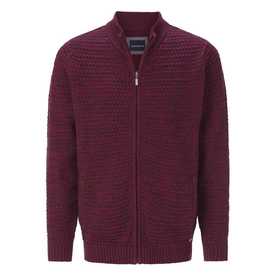 BABISTA Vest donkerrood, Effen Rood