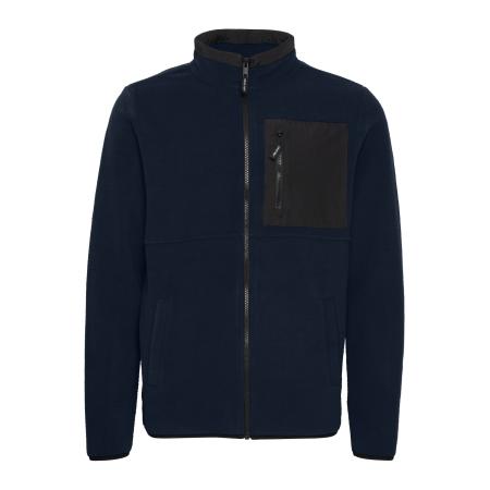 Blend BLEND Fleece jas Floritz navy / zwart