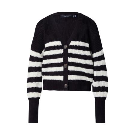 Vero Moda VERO MODA Gebreid vest VMLEA zwart / wit