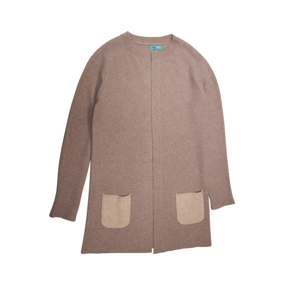 TOOche TOOche Gebreide mantel beige / chamois -