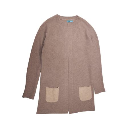 TOOche TOOche Gebreide mantel beige / chamois