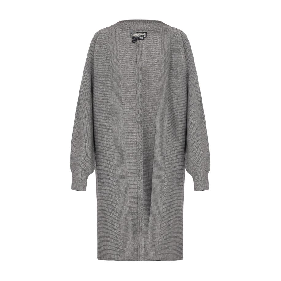 DreiMaster DreiMaster Vintage Gebreid vest rookgrijs -