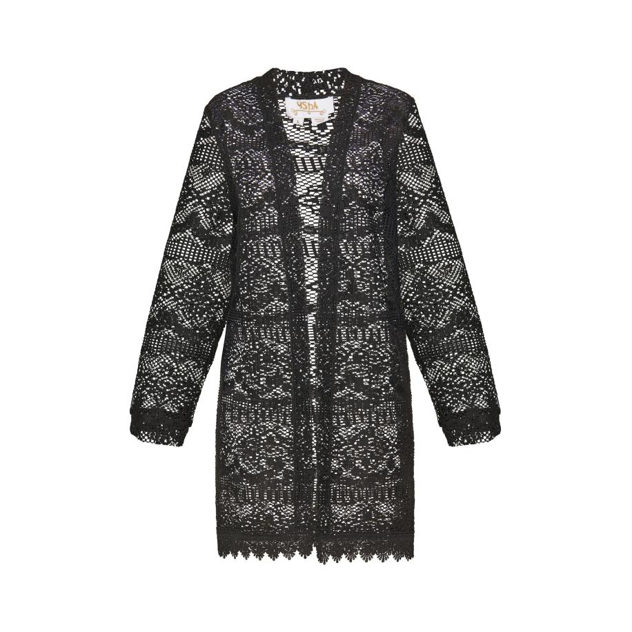 Usha usha FESTIVAL Gebreid vest Fashion Look zwart -