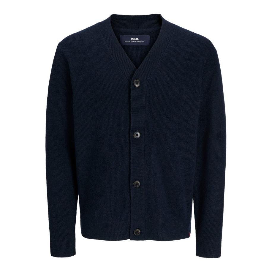 R.D.D. ROYAL DENIM DIVISION Gebreid vest RDDLARRY nachtblauw Blauw