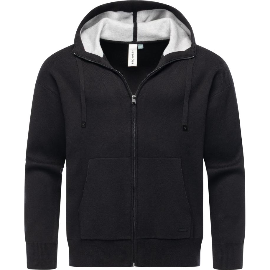 Ragwear Ragwear Gebreid vest Raggan zwart -