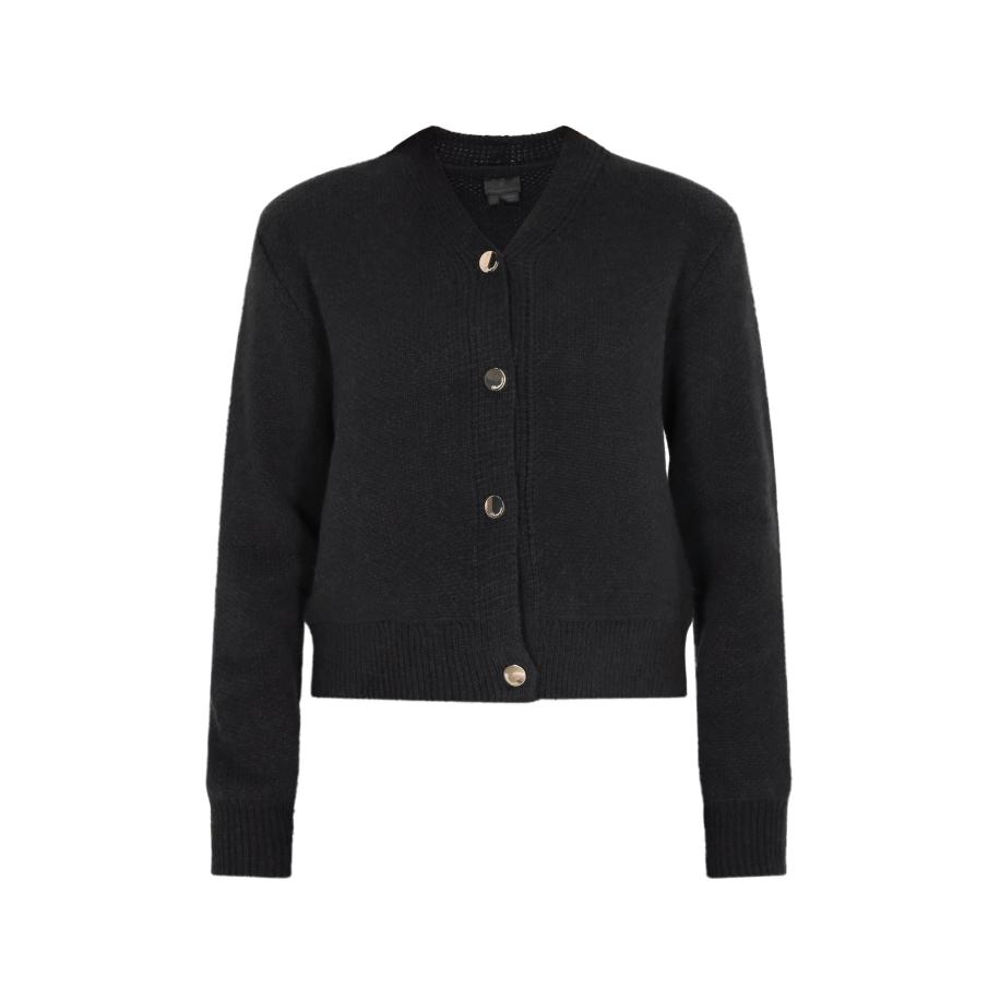 DreiMaster DreiMaster Klassik Gebreid vest zwart -